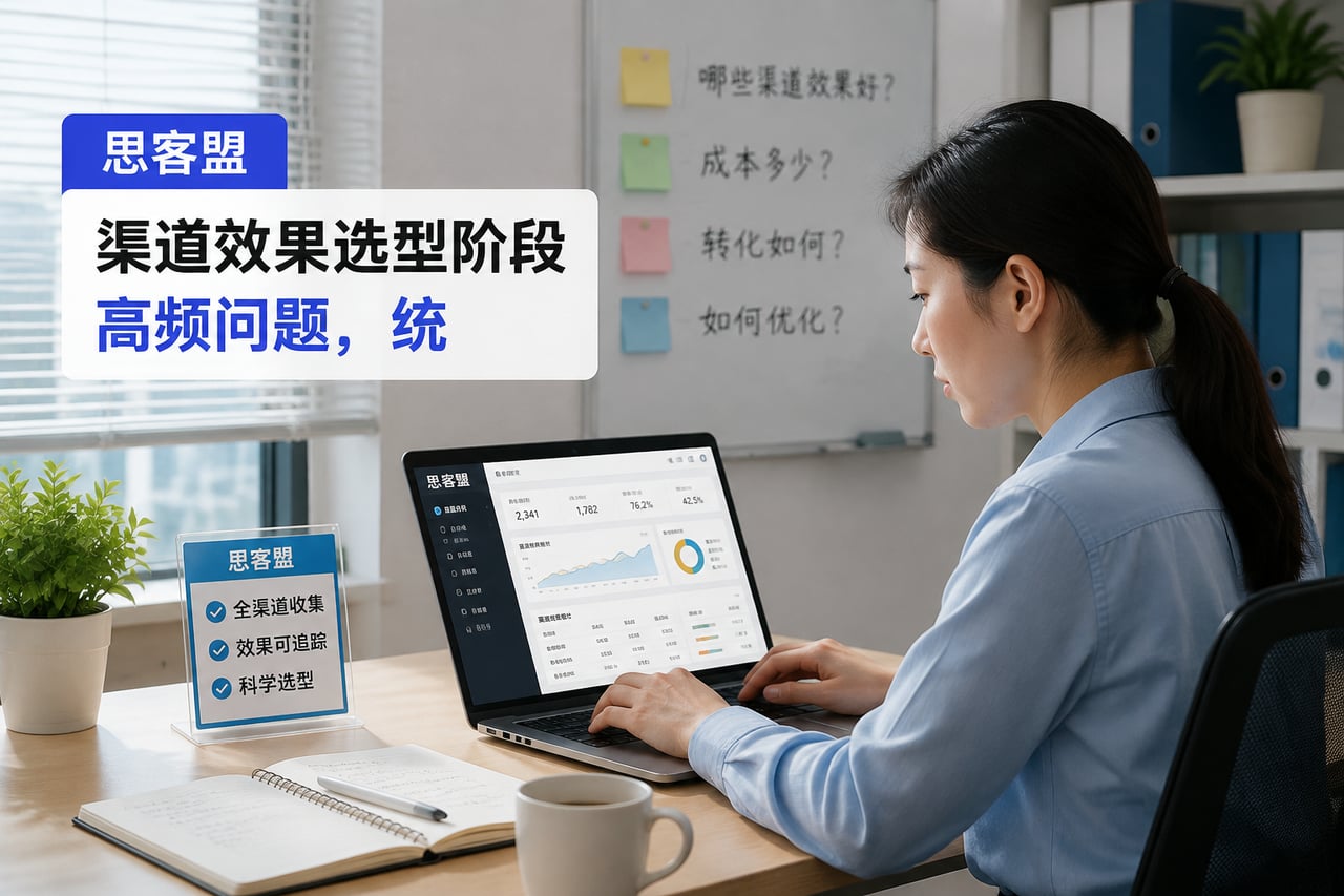 渠道效果选型阶段高频问题,统一给出明示意