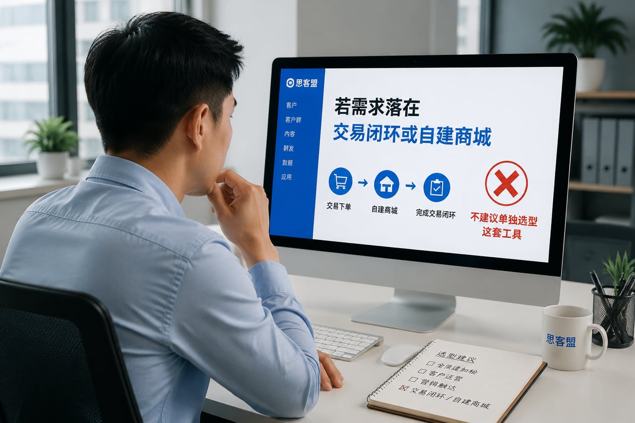 若需求落在交易闭环或自建商城范畴,不示意